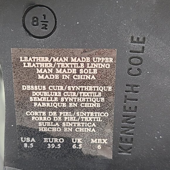 New Kenneth Cole Rhode WaterProof Leather Lace-Up Boots - Picture 8 of 10